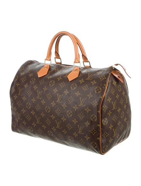 authentic louis vuitton speedy 35 monogram|louis vuitton speedy 35 bag.